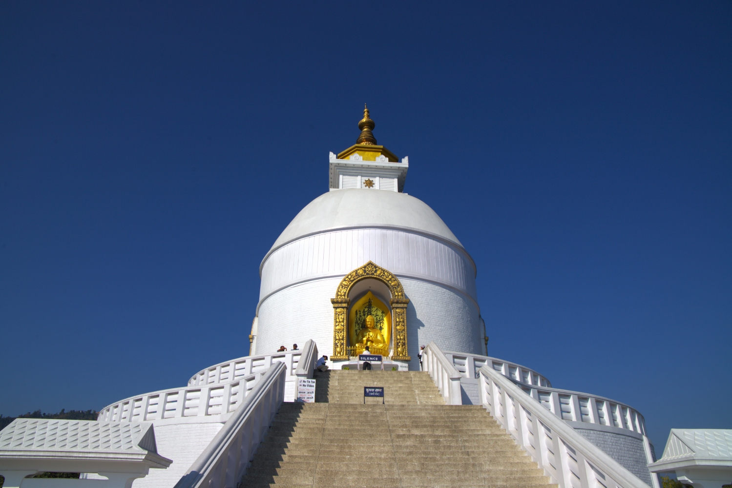 Sightseeing in Pokhara, visit World peace Stupa with half an hour boat ride