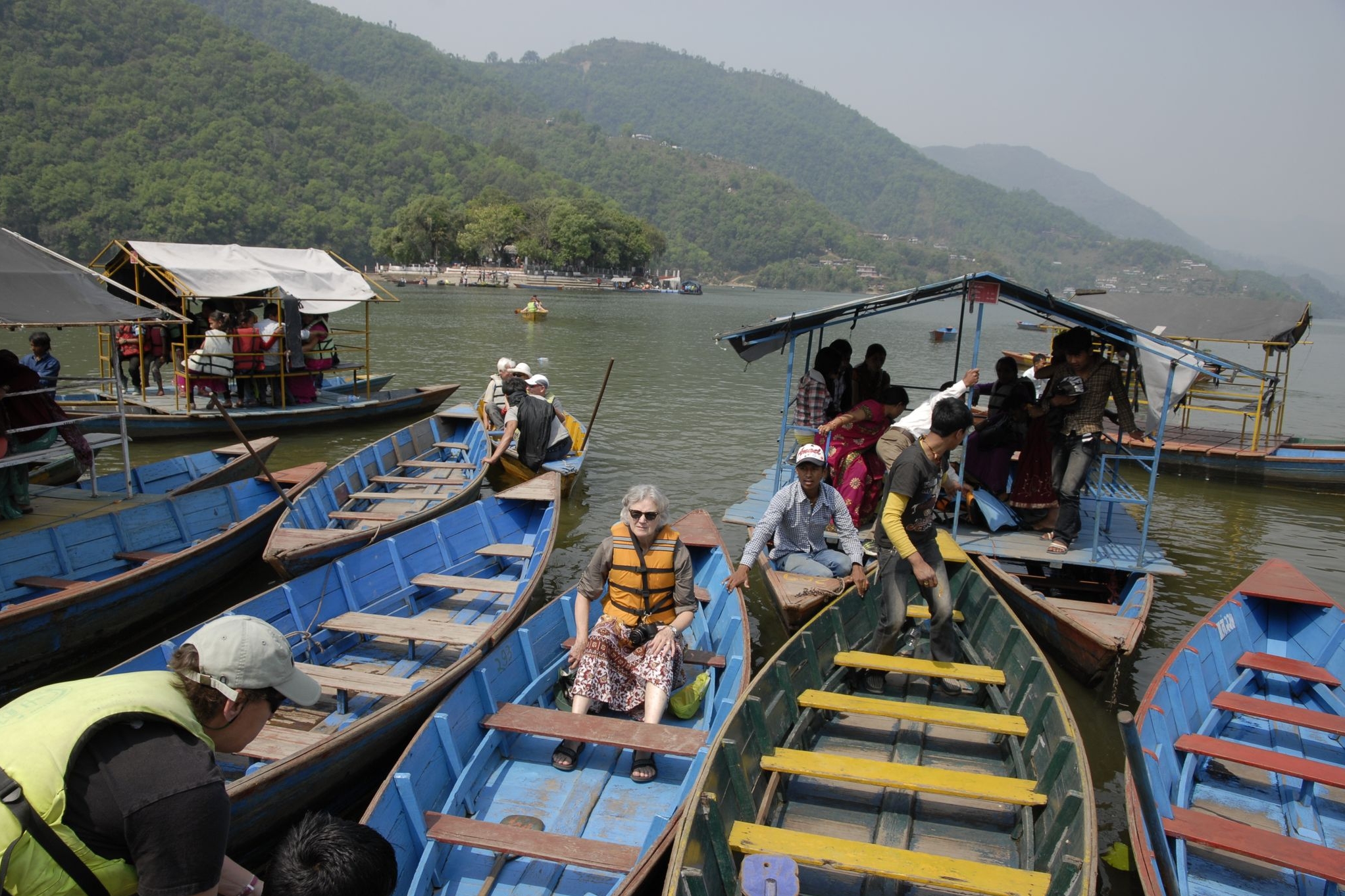 Boating in Lakeside Pokhara